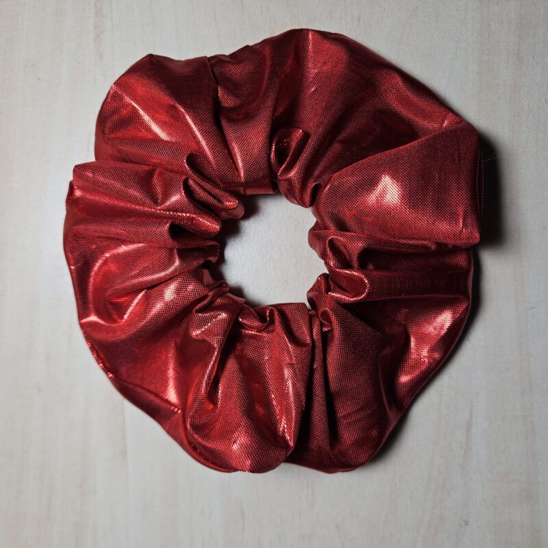 Metallic Lame Shiny Mirror Foil Red