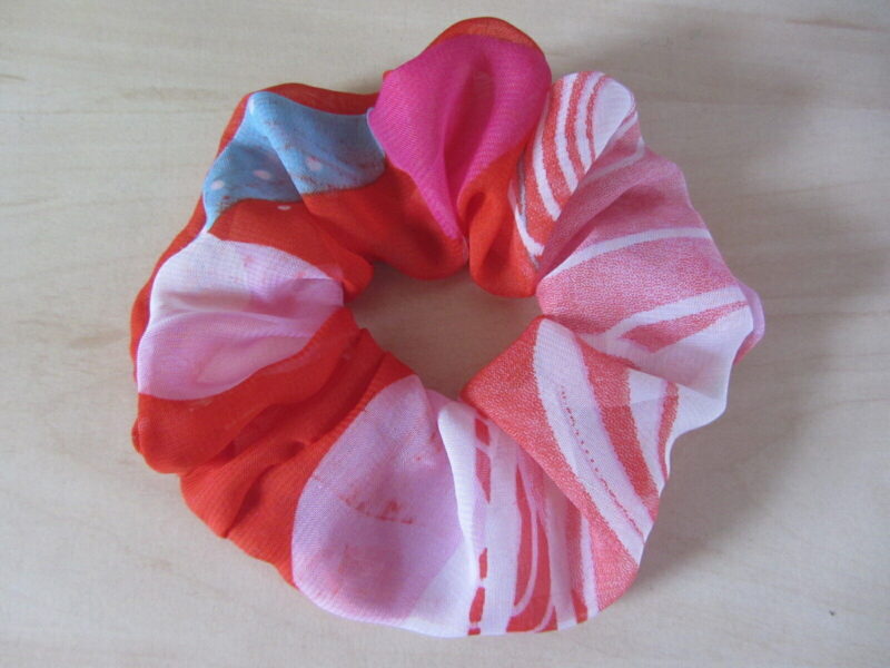 Red Cosmic Space Chiffon