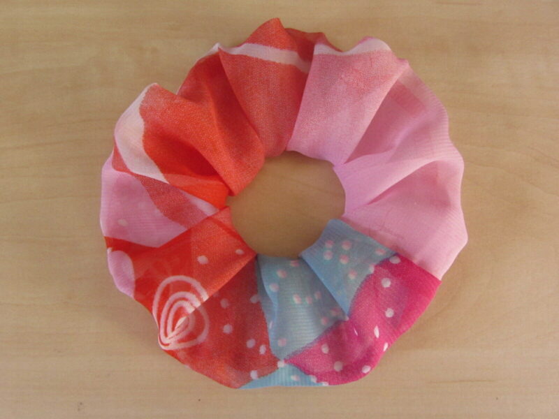 Red Cosmic Space Chiffon